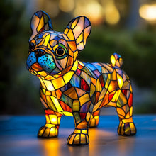 Lade das Bild in den Galerie-Viewer, Leuchthund - handgefertigte Lampe, die Herzen erstrahlen lässt