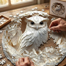 Lade das Bild in den Galerie-Viewer, EulenGlück Puzzle - Puzzle für ruhige, kreative Stunden