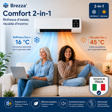 Lade das Bild in den Galerie-Viewer, Brezza Pro – Condizionatore Portatile & Riscaldatore senza Installazione | 2-in-1