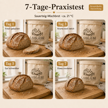 Carica l'immagine nel visualizzatore di Gallery, LaibLiebe – Handgemachter natürlicher Brotbeutel aus Bienenwachs