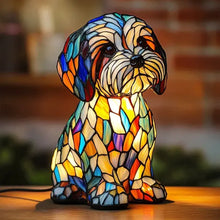 Lade das Bild in den Galerie-Viewer, Leuchthund - handgefertigte Lampe, die Herzen erstrahlen lässt