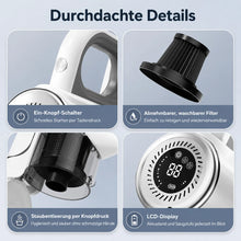 Lade das Bild in den Galerie-Viewer, ReinKraft Pro – Kabelloser 2-in-1 Premium-Akku-Staubsauger starker Zyklon-Saugkraft