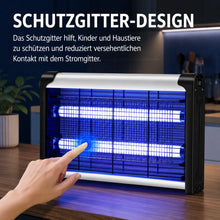 Lade das Bild in den Galerie-Viewer, UV-Insektenvernichter – Elektrische Fliegen, Gelsen, Motten, Kakerlaken- & Mückenfalle für Innen und Außen - 30–170 m²