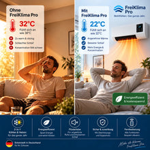 Lade das Bild in den Galerie-Viewer, FreiKlima Pro – energiesparende tragbare Komfortheizung mit hoher Heizleistung & Sicherheitssystem ohne Installation | Bis 51 m²