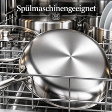 Lade das Bild in den Galerie-Viewer, BratWerk – Edelstahl-Hybridpfanne ohne PFAS & PTFE