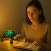 Carica l'immagine nel visualizzatore di Gallery, LeuchtSchildkröte - lampada fatta a mano che fa brillare i cuori
