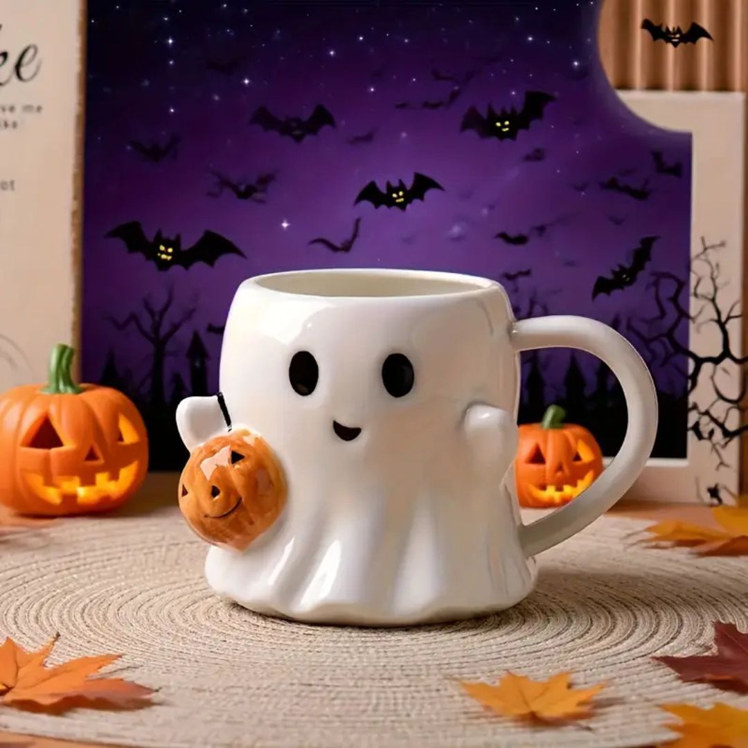 Tazza fantasma di zucca - Dolce fantasma con zucca - perfetta per Halloween