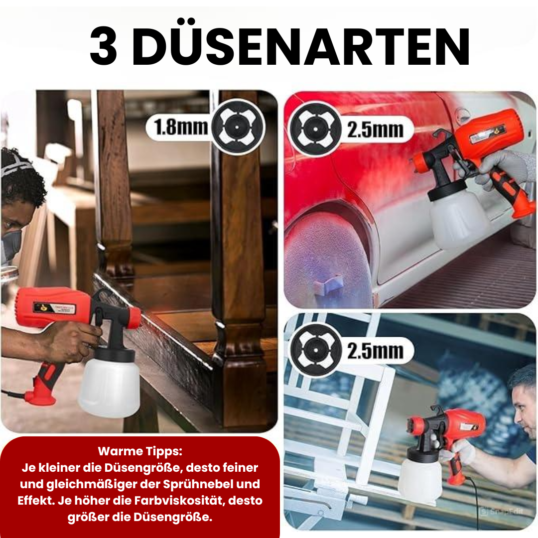 SprayMaster - Hochdruck-Farbsprühgerät für schnelles, effizientes und gleichmäßiges Lackieren