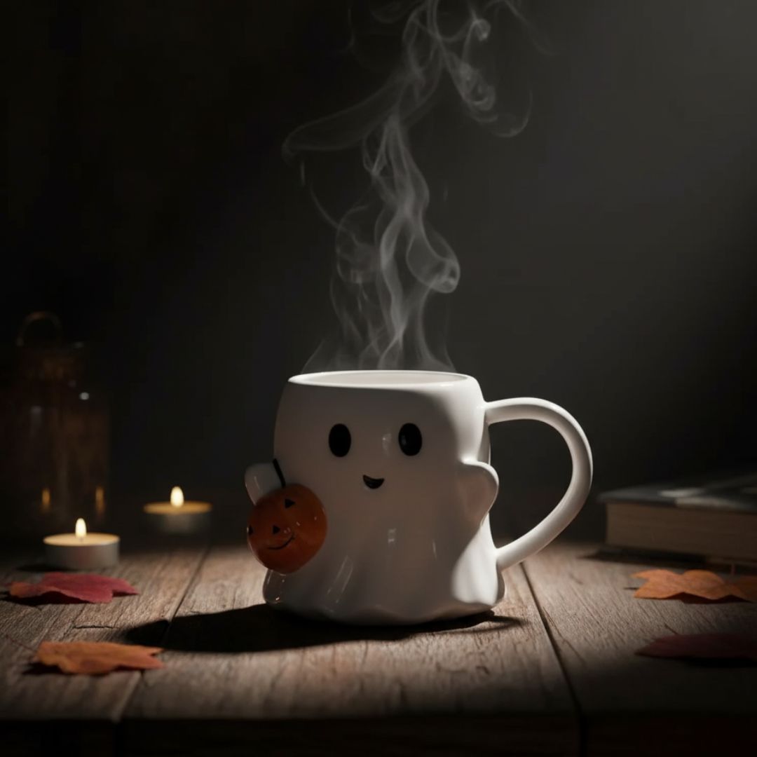 Tazza fantasma di zucca - Dolce fantasma con zucca - perfetta per Halloween
