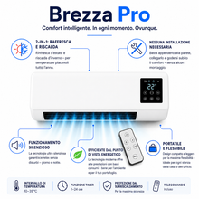 Lade das Bild in den Galerie-Viewer, Brezza Pro – Condizionatore Portatile &amp; Riscaldatore senza Installazione | 2-in-1