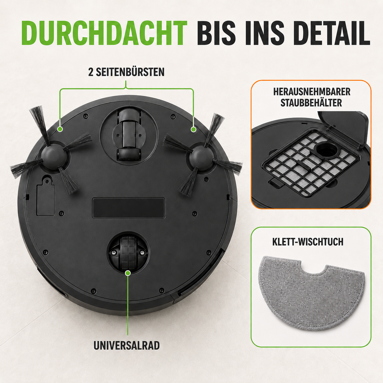 SaugPilot Pro – der kompakte Bodenhelfer für jeden Tag
