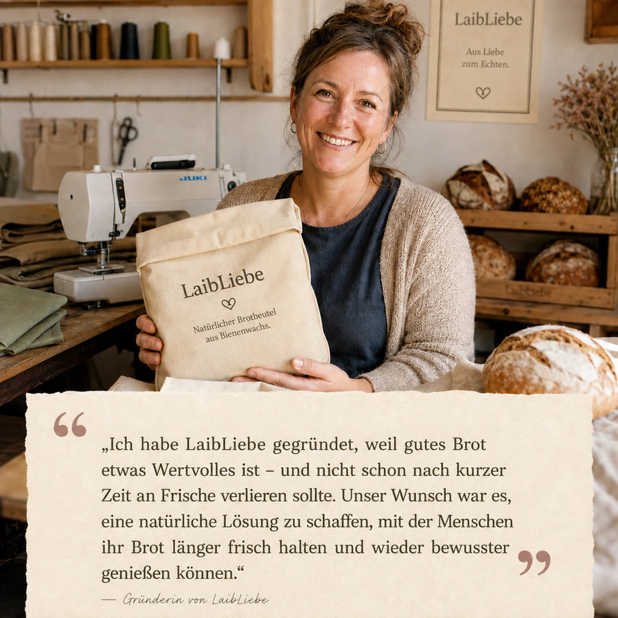 Dicke Baumwolle, mit echtem, rohem Bienenwachs