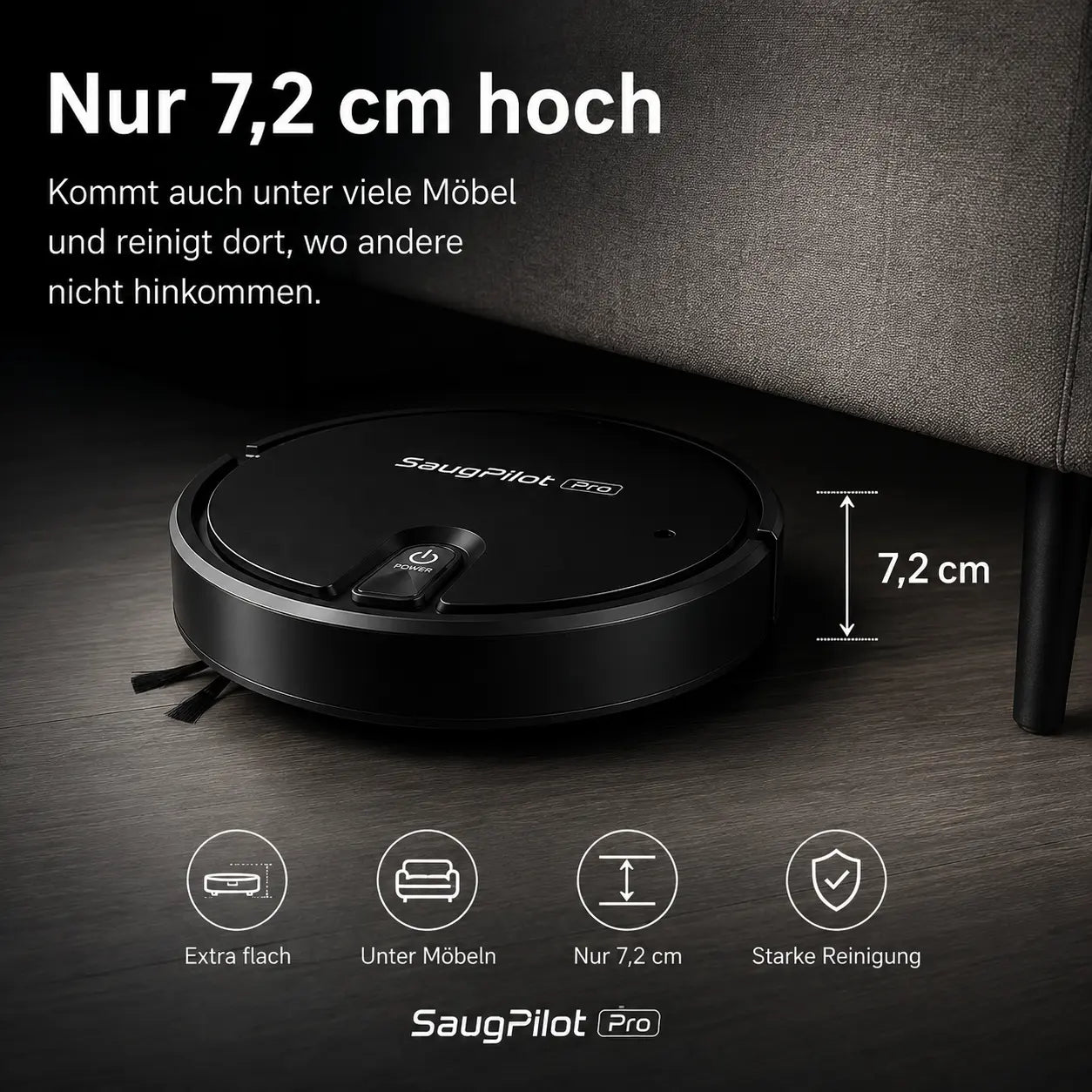 SaugPilot Pro – Smarter 5-in-1 Saugroboter für die tägliche Bodenreinigung