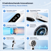 Lade das Bild in den Galerie-Viewer, EisLuft Pro - Persönlicher Ventilator mit aktiver Sofortkühlung — 199 Stufen, ein Knopfdruck, sofort spürbar kühler.
