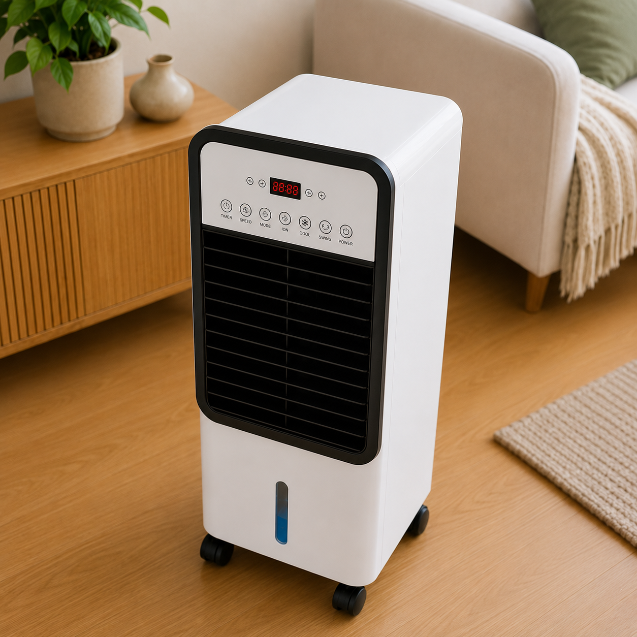 FreiKlima Max - Mobile Allround-Klimaanlage – Kühlt im Sommer, Heizt im Winter | Ohne Installation