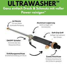 Lade das Bild in den Galerie-Viewer, Ultrawasher - Turbohochdruckreiniger für jeden Gartenschlauch