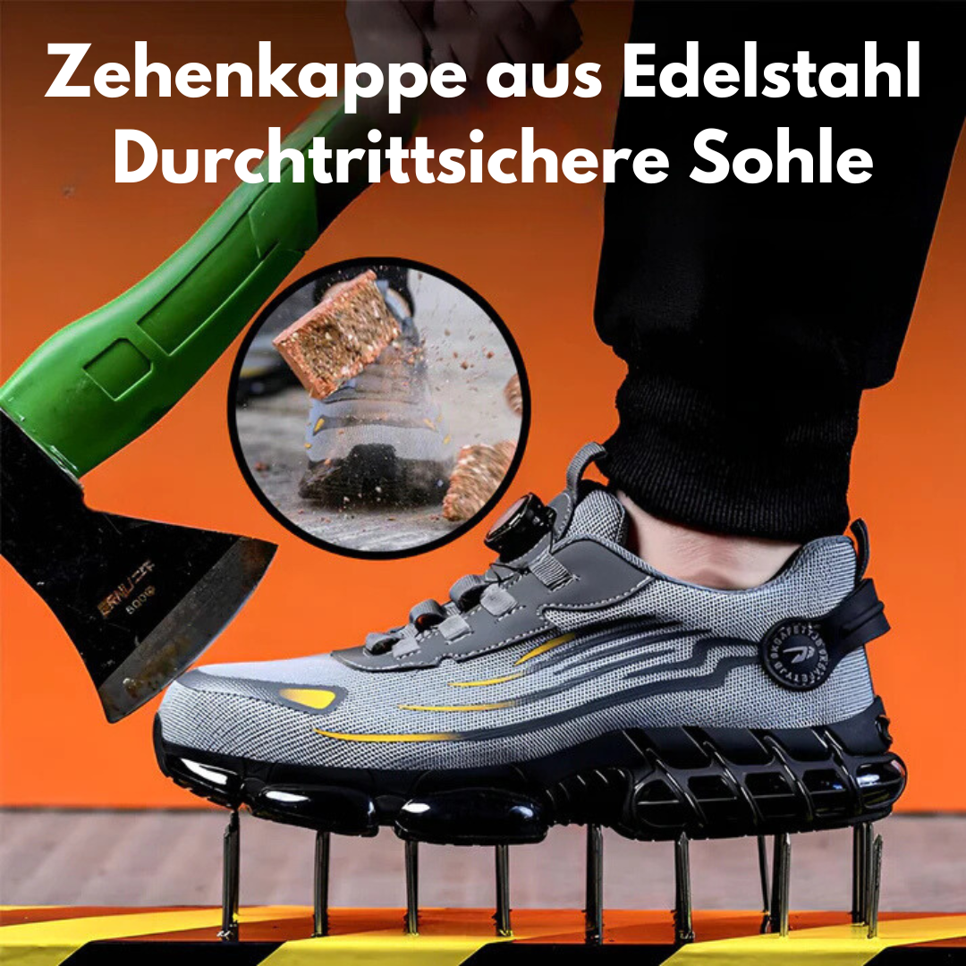 SafeStep - ergonomischer Sicherheitsschuh mit anatomisch geformter Sohle - Zertifiziert nach EN ISO 20345