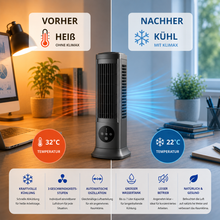 Lade das Bild in den Galerie-Viewer, KlimaX™  Klimaanlage - das Original Mobiler Klimakühler – Keine Installation erforderlich | Kühlt per Knopfdruck
