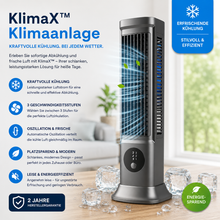 Lade das Bild in den Galerie-Viewer, KlimaX™  Klimaanlage - das Original Mobiler Klimakühler – Keine Installation erforderlich | Kühlt per Knopfdruck
