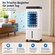 Lade das Bild in den Galerie-Viewer, KlimaFlow Mobile - Mobiler Luftkühler – Keine Installation erforderlich | Kühlt bis zu 50 m²
