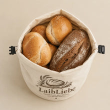 Lade das Bild in den Galerie-Viewer, LaibLiebe – Handgemachter natürlicher Brotbeutel aus Bienenwachs