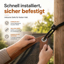 Carica l'immagine nel visualizzatore di Gallery, SonnenSchutz Pro – Premium Sonnenschutz-Netz für Terrasse &amp; Garten
