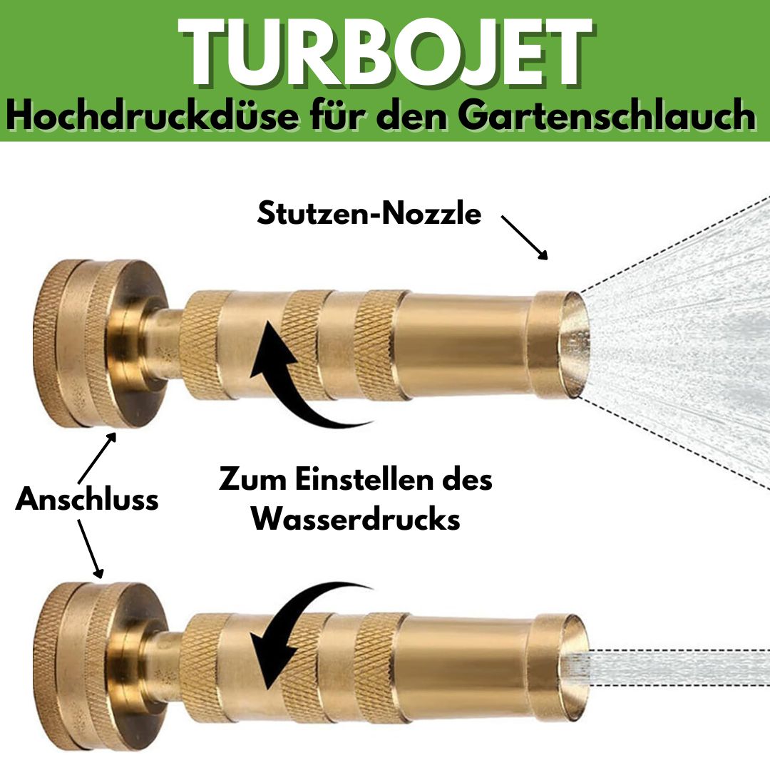 Turbojet - Ugello ad alta pressione per la canna da giardino