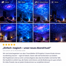 Lade das Bild in den Galerie-Viewer, TraumWelten 5D – Galaxie- &amp; Ozeanprojektor
