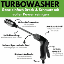 Lade das Bild in den Galerie-Viewer, Turbowasher Set - Power-Hochdruckreiniger + Seifenbehälter
