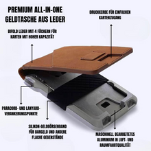 Lade das Bild in den Galerie-Viewer, Louis - Premium All-in-One Geldtasche aus Leder
