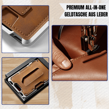 Lade das Bild in den Galerie-Viewer, Louis - Premium All-in-One Geldtasche aus Leder
